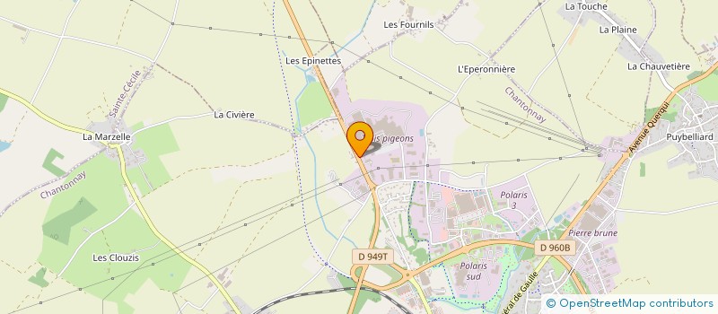 localisation de l'entreprise FRENCH HOME  CHANTONNAY