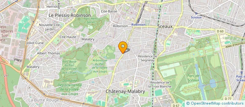 localisation de l'entreprise FRENCH HOME DESIGN  CHATENAY-MALABRY