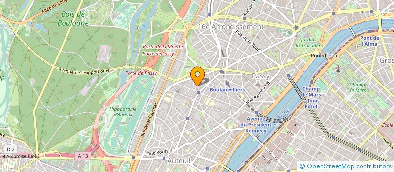 localisation de l'entreprise FRENCH HOSPITALITY GROUP  PARIS