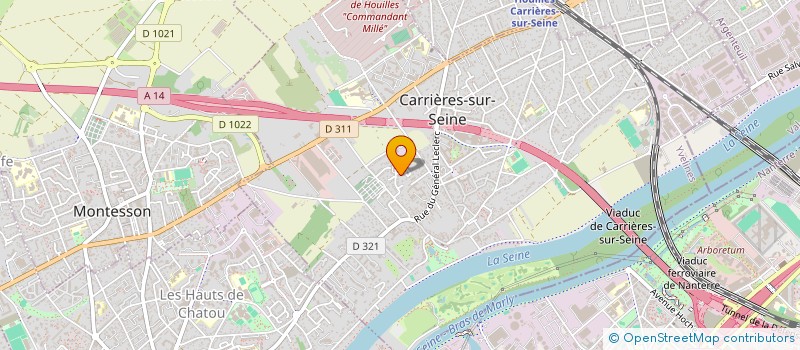 localisation de l'entreprise FRENCH HOUSE BUSINESS  CARRIERES-SUR-SEINE