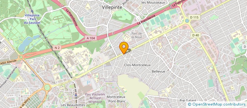 localisation de l'entreprise FRENCH JAP à VILLEPINTE