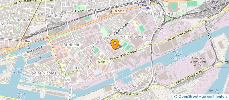 localisation de l'entreprise FRENCH LINES & COMPAGNIES à LE HAVRE