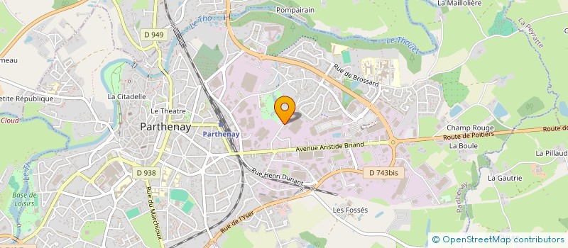 localisation de l'entreprise FRENCH LOCATION  PARTHENAY