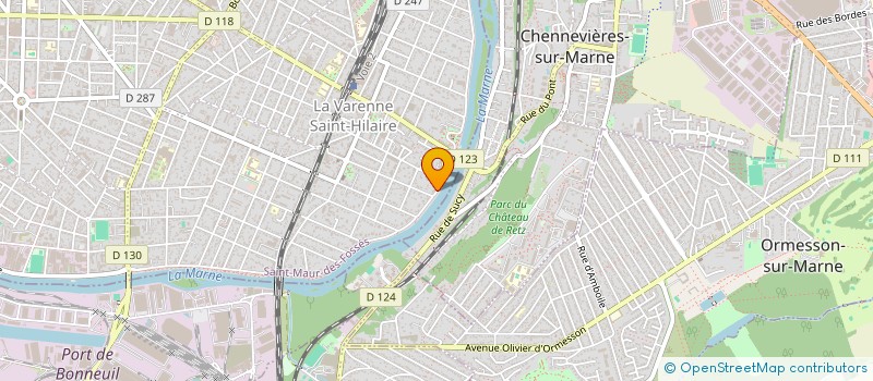 localisation de l'entreprise FRENCH MACHINE à SAINT-MAUR-DES-FOSSES