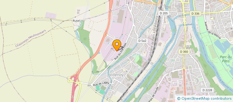 localisation de l'entreprise FRENCH MAKER SAS à VILLENOY