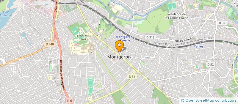 localisation de l'entreprise FRENCH MANUCURE à MONTGERON