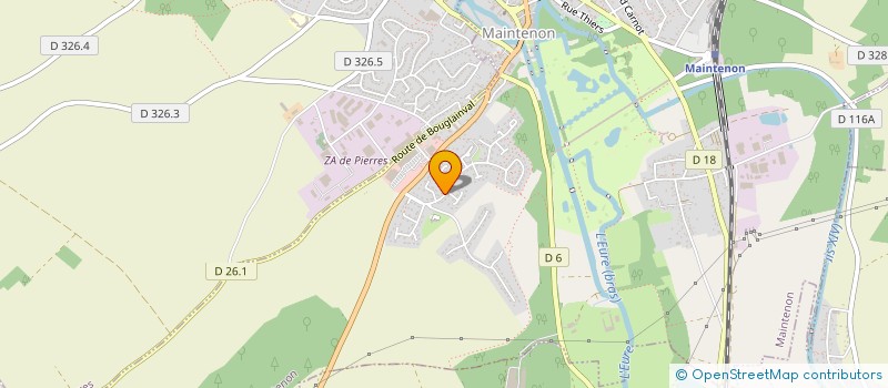 localisation de l'entreprise FRENCH MARINES à MAINTENON