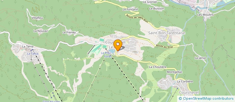 localisation de l'entreprise FRENCH MOUNTAINS à COURCHEVEL