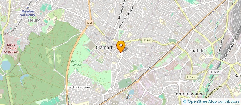 localisation de l'entreprise FRENCH NEW BUILDING à CLAMART