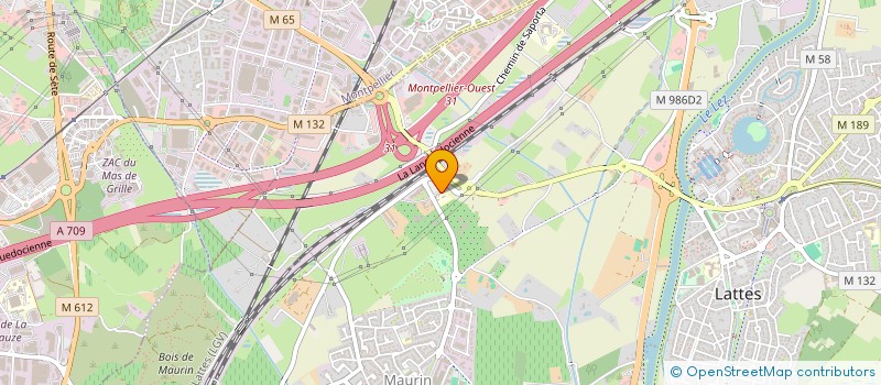 localisation de l'entreprise FRENCH PEINTURE à LATTES