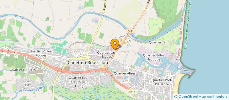 localisation de l'entreprise FRENCH POWER  CANET-EN-ROUSSILLON