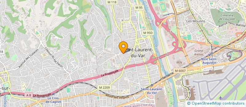 localisation de l'entreprise FRENCH PREVENTION PROTECTION  SAINT-LAURENT-DU-VAR