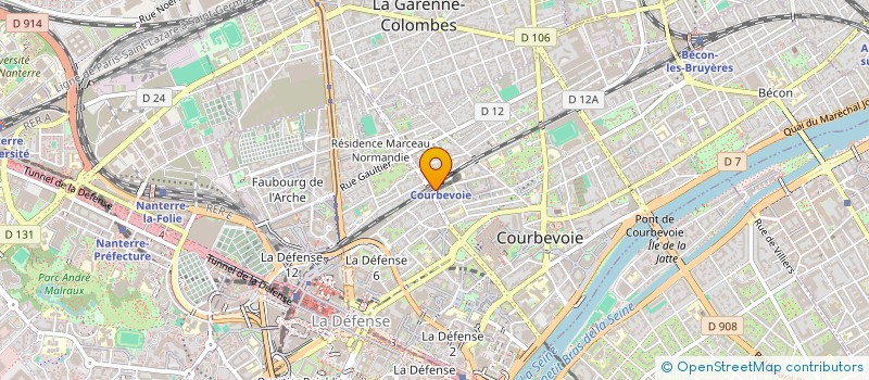 localisation de l'entreprise FRENCH QUICHES à COURBEVOIE