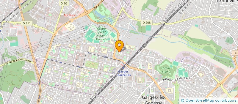 localisation de l'entreprise FRENCH RENOV  SARCELLES