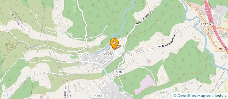 localisation de l'entreprise FRENCH RIVIERA  MEYREUIL