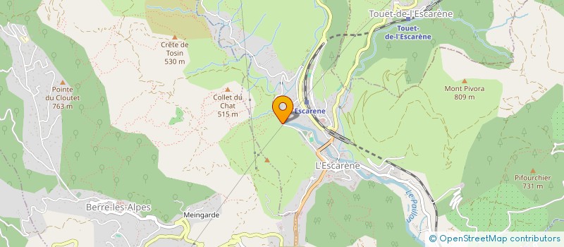 localisation de l'entreprise FRENCH RIVIERA BIKE ADVENTURES  L'ESCARENE