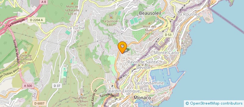 localisation de l'entreprise FRENCH RIVIERA HOUSES  BEAUSOLEIL