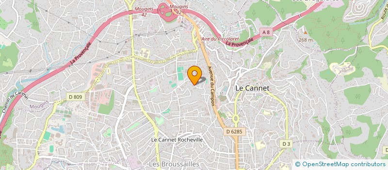 localisation de l'entreprise FRENCH RIVIERA TP 06 à LE CANNET