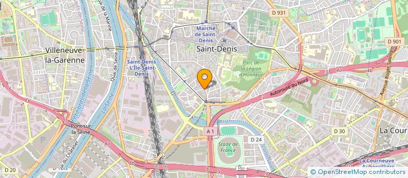 localisation de l'entreprise FRENCH SHOT PRODUCTION  SAINT-DENIS