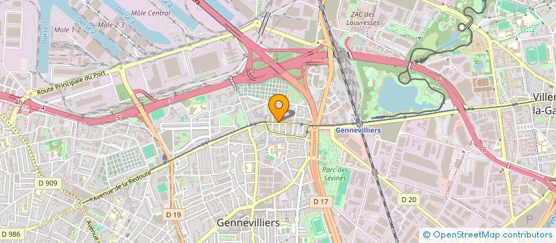 localisation de l'entreprise FRENCH TEAM CONNECT à GENNEVILLIERS