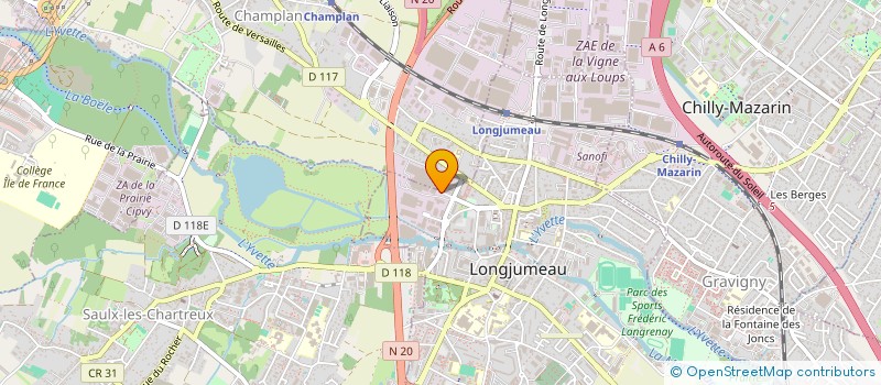 localisation de l'entreprise FRENCH TEAM PARTNERS ( FTP ) à LONGJUMEAU