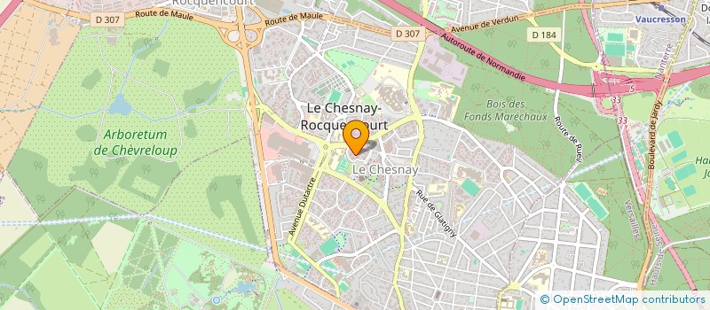 localisation de l'entreprise FRENCH TECHNICAL GROUP  LE CHESNAY-ROCQUENCOURT