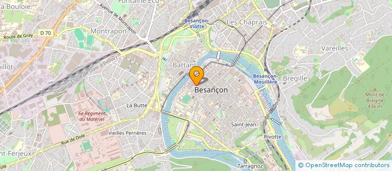 localisation de l'entreprise FRENCH TEXTILE  BESANCON