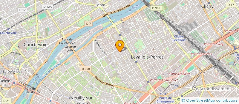 localisation de l'entreprise FRENCH THEORY à LEVALLOIS-PERRET