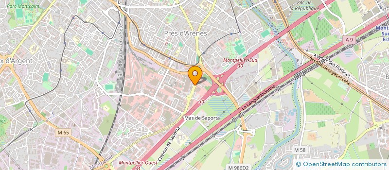 localisation de l'entreprise FRENCH TOUCH 34 à MONTPELLIER