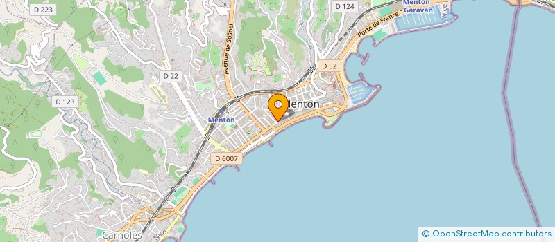 localisation de l'entreprise FRENCH TOUCH à MENTON