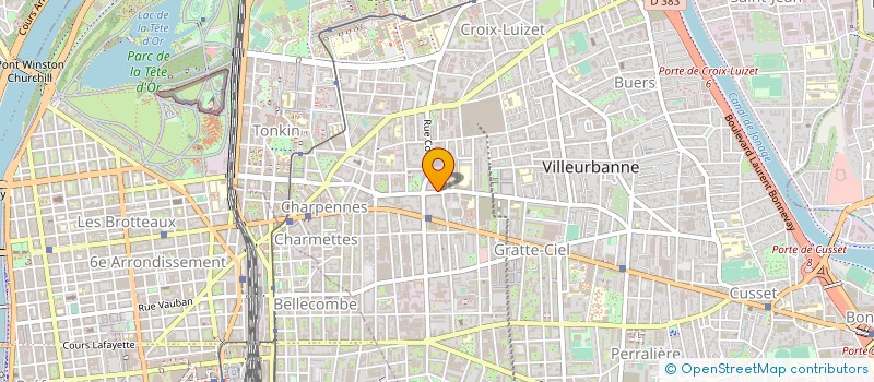 localisation de l'entreprise FRENCH TRAVEL ALLIANCE  VILLEURBANNE