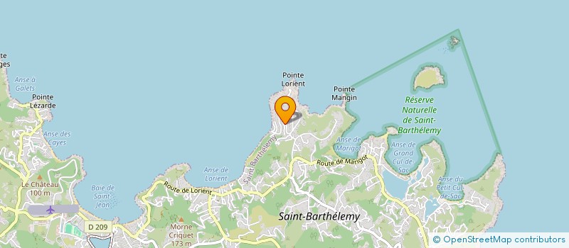localisation de l'entreprise FRENCH WEST INDIES SERVICES à SAINT BARTHELEMY