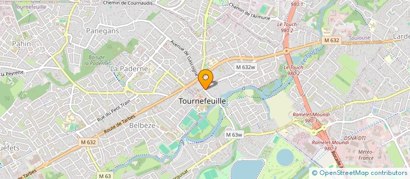 localisation de l'entreprise FRENCH WINE COMPANY  TOURNEFEUILLE