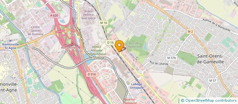 localisation de l'entreprise FRENCHAPP & WEB  LABEGE