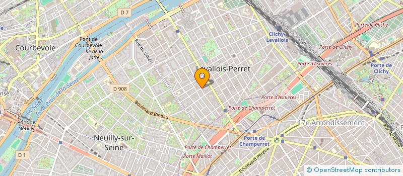 localisation de l'entreprise FRENCHEFS BY P&M à LEVALLOIS-PERRET
