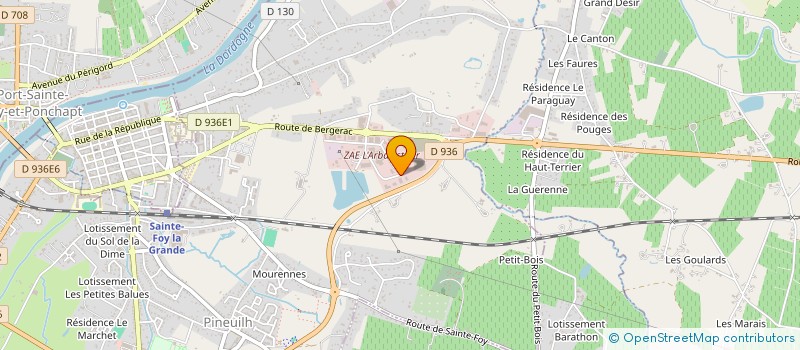 localisation de l'entreprise FRENCHGATEWAY  PINEUILH