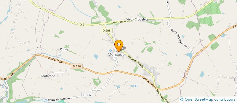 localisation de l'entreprise FRENCHIE&CO  MONCAUT