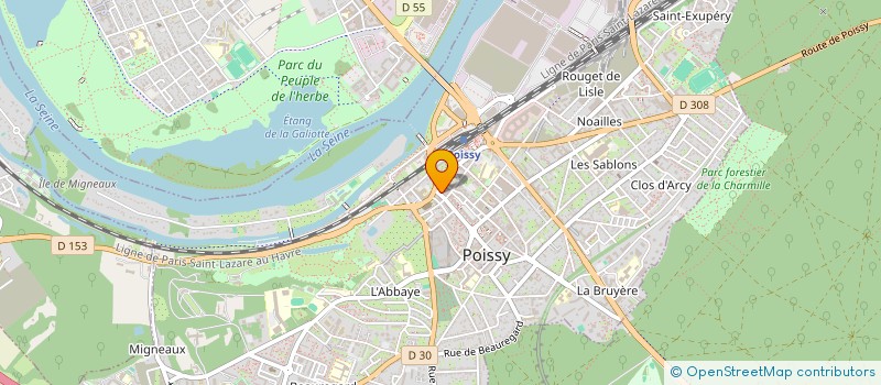 localisation de l'entreprise FRENCHLAB DENTAIRE à POISSY