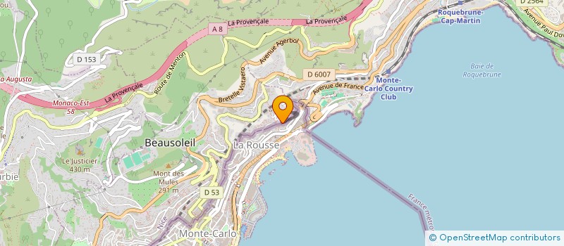 localisation de l'entreprise FRENCHRIVIERAAPARTEMENTS.RENT  BEAUSOLEIL