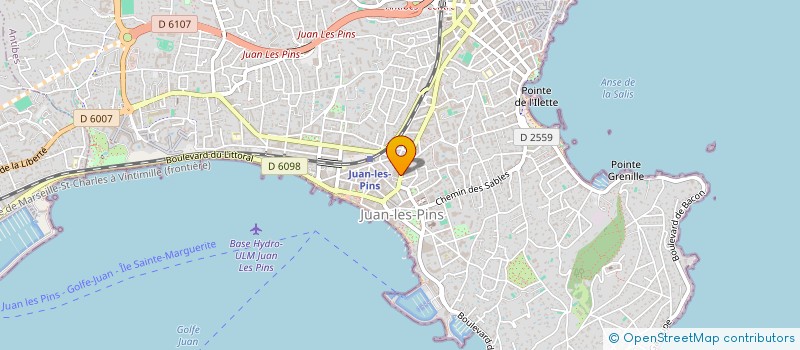 localisation de l'entreprise FRENCHRIVIERAGOLDKEYS à ANTIBES