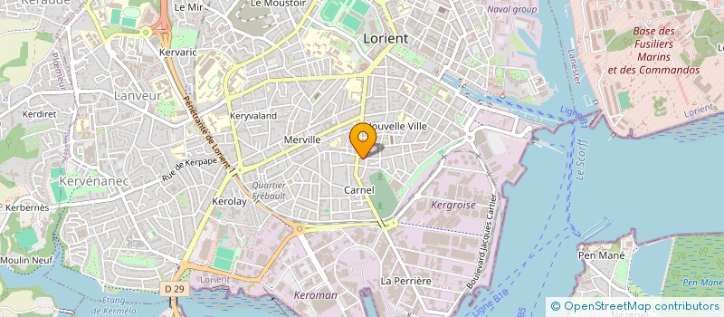 localisation de l'entreprise FRENCHY  LORIENT