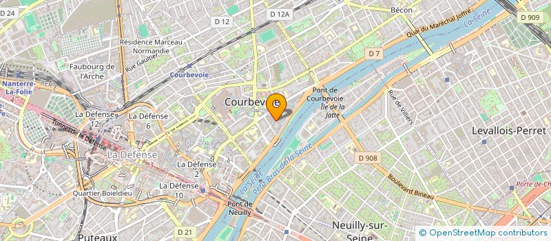 localisation de l'entreprise FRENCHY SUPPLYCLUB à COURBEVOIE