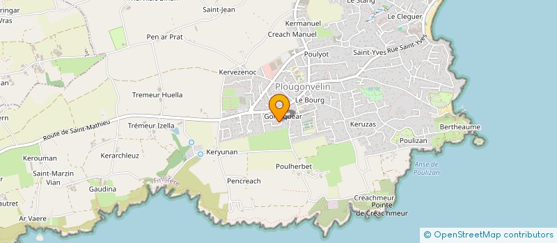 localisation de l'entreprise FRENOT  LE CONQUET