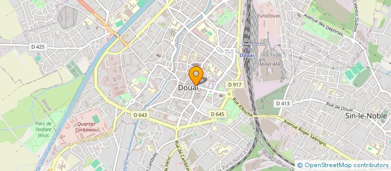 localisation de l'entreprise FRENSHMIE à DOUAI