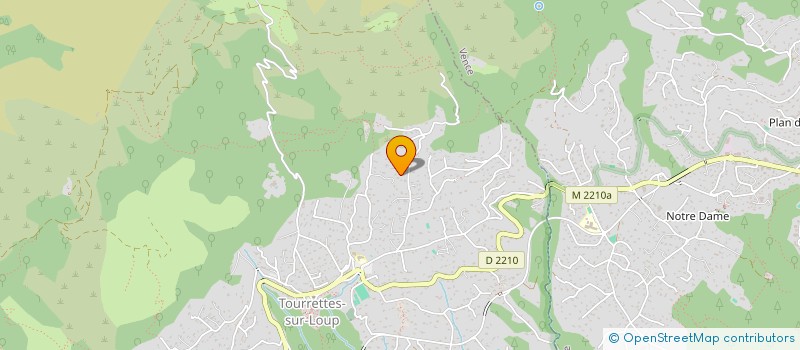 localisation de l'entreprise FRENSSIE à TOURRETTES-SUR-LOUP