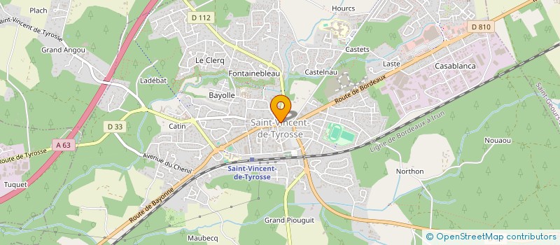 localisation de l'entreprise FRENZOLI à SAINT-VINCENT-DE-TYROSSE
