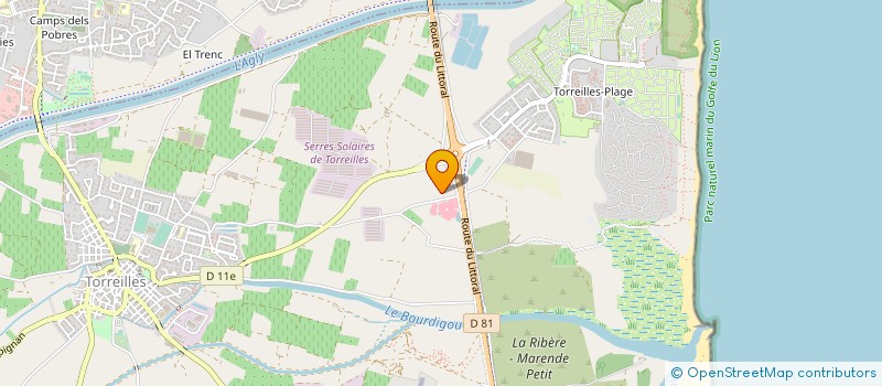 localisation de l'entreprise FRENZY FACTORY  TORREILLES