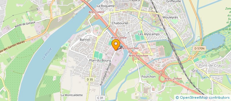 localisation de l'entreprise FRENZZA à ARLES
