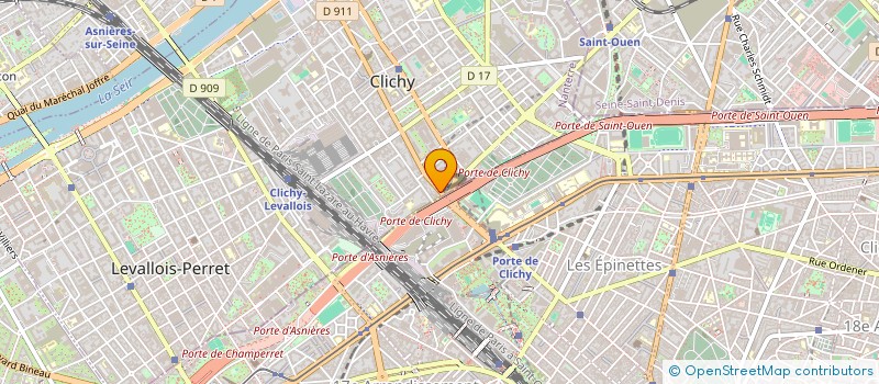 localisation de l'entreprise FREON RACING SERVICES à CLICHY