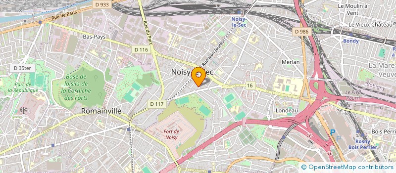 localisation de l'entreprise FREPILLON 32 à NOISY-LE-SEC